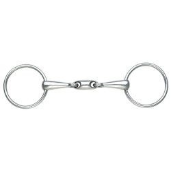 Filet ad anelli con doppia snodatura Shires Acciaio inossidabile