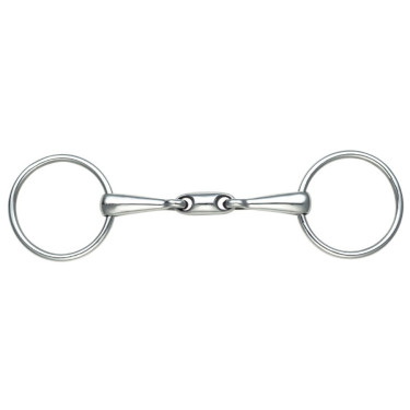 Filet ad anelli con doppia snodatura Shires Acciaio inossidabile