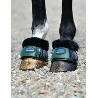 Campanelle in gomma con montone Weatherbeeta Tough-Tec Prime Fleece Trim Nero / verde foresta