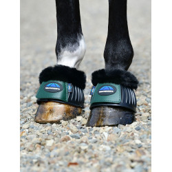 Campanelle in gomma con montone Weatherbeeta Tough-Tec Prime Fleece Trim Nero / verde foresta