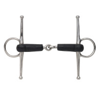 Morso equitazione Shires con aghi in gomma, snodo semplice Morso equitazione Shires con aghi in gomma, snodo semplice