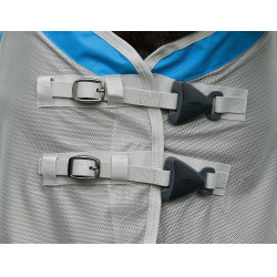 Coperta antimosche e impermeabile Weatherbeeta ComFiTec Dual Shield con collo staccabile Blu / grigio Coperta antimosche e impermeabile Weatherbeeta ComFiTec Dual Shield con collo staccabile Blu / grigio