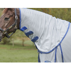 Coperta antimosche Weatherbeeta ComFiTec Airflow II con collo staccabile Grigio / blu / grigio Coperta antimosche Weatherbeeta ComFiTec Airflow II con collo staccabile Grigio / blu / grigio