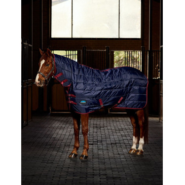 Coperta da scuderia Weatherbeeta ComFiTec 210D Channel 100 g combo Blu navy / bordeaux Coperta da scuderia Weatherbeeta ComFiTec 210D Channel 100 g combo Blu navy / bordeaux