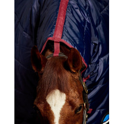 Coperta da scuderia Weatherbeeta ComFiTec 210D Channel 100 g combo Blu navy / bordeaux Coperta da scuderia Weatherbeeta ComFiTec 210D Channel 100 g combo Blu navy / bordeaux