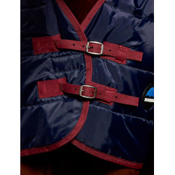 Coperta da scuderia Weatherbeeta ComFiTec 210D Channel 100 g combo Blu navy / bordeaux Coperta da scuderia Weatherbeeta ComFiTec 210D Channel 100 g combo Blu navy / bordeaux