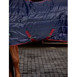 Coperta da scuderia Weatherbeeta ComFiTec 210D Channel 100 g combo Blu navy / bordeaux Coperta da scuderia Weatherbeeta ComFiTec 210D Channel 100 g combo Blu navy / bordeaux
