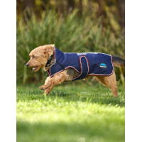 Coperta impermeabile per cani WeatherBeeta ComFiTec Premier Deluxe Blu navy / bordeaux
