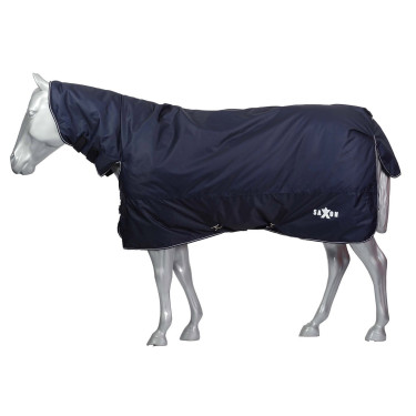 Coperta Saxon Defiant 600D combo collo Marino / bianco Blu Coperta Saxon Defiant 600D combo collo Marino / bianco Blu