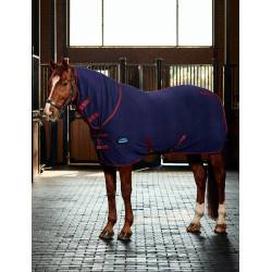 Coperta asciugante Weatherbeeta antistatica in pile combo Blu navy / bordeaux