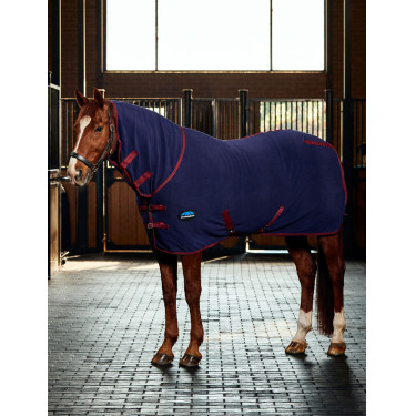 Coperta asciugante Weatherbeeta antistatica in pile combo Blu navy / bordeaux Coperta asciugante Weatherbeeta antistatica in pile combo Blu navy / bordeaux
