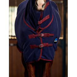 Coperta asciugante Weatherbeeta antistatica in pile combo Blu navy / bordeaux Coperta asciugante Weatherbeeta antistatica in pile combo Blu navy / bordeaux