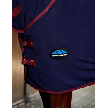 Coperta asciugante Weatherbeeta antistatica in pile combo Blu navy / bordeaux Coperta asciugante Weatherbeeta antistatica in pile combo Blu navy / bordeaux