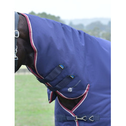 Coperta Weatherbeeta ComFiTec Essential Turnout 220g combo Blu navy / bordeaux Blu marino