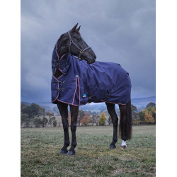 Coperta Weatherbeeta ComFiTec Essential Turnout 220g combo Blu navy / bordeaux Blu marino