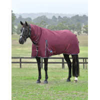 Coperta Weatherbeeta ComFiTec Essential Turnout 360 g combo Borgogna / blu navy