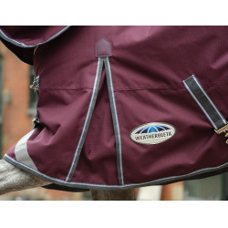 Coperta Weatherbeeta ComFiTec Plus Dynamic II Combo collo Medium Bordeaux / grigio / bianco