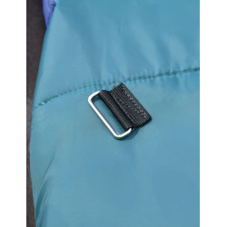 Coperta Weatherbeeta ComFiTec Plus Dynamic Turnout 100 g collo alto Verde foresta / blu navy