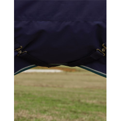 Coperta Weatherbeeta ComFiTec Plus Dynamic Turnout 100 g collo alto Blu marino / verde foresta