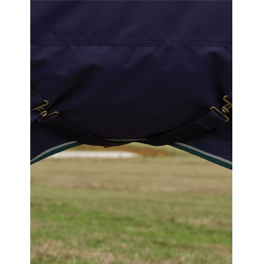 Coperta Weatherbeeta ComFiTec Plus Dynamic Turnout 100 g collo alto Blu marino / verde foresta