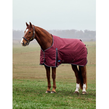 Coperta Weatherbeeta ComFiTec Prelim Turnout 220 g Borgogna / blu navy Coperta Weatherbeeta ComFiTec Prelim Turnout 220 g Borgogna / blu navy