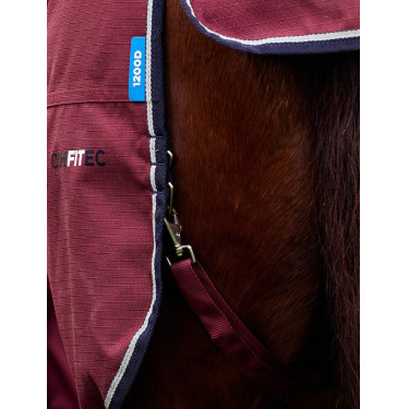 Coperta Weatherbeeta ComFiTec Prelim Turnout 220 g Borgogna / blu navy Coperta Weatherbeeta ComFiTec Prelim Turnout 220 g Borgogna / blu navy