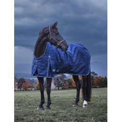 Coperta Weatherbeeta ComFiTec Prelim Turnout 220 g Coperta in rilievo blu navy Blu marino