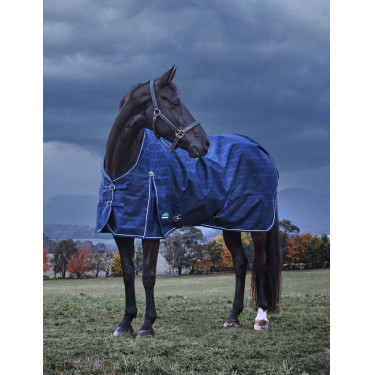 Coperta Weatherbeeta ComFiTec Prelim Turnout 220 g Coperta in rilievo blu navy Blu marino