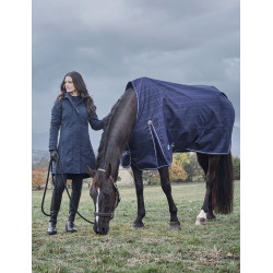 Coperta Weatherbeeta ComFiTec Prelim Turnout 220 g Coperta in rilievo blu navy Blu marino