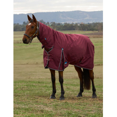 Coperta Weatherbeeta ComFiTec Prelim Turnout Combo 220 g Borgogna / blu navy Coperta Weatherbeeta ComFiTec Prelim Turnout Combo 220 g Borgogna / blu navy