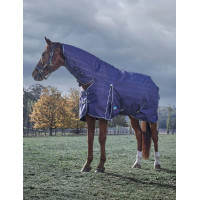 Coperta Weatherbeeta ComFiTec Prelim Turnout Combo 220 g Borgogna / blu navy Rosso
