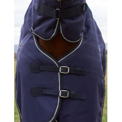 Coperta Weatherbeeta ComFiTec Prelim Turnout Combo 220 g Coperta in rilievo blu navy Blu marino