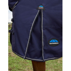 Coperta Weatherbeeta ComFiTec Prelim Turnout Combo 220 g Coperta in rilievo blu navy Blu marino