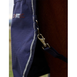 Coperta Weatherbeeta ComFiTec Prelim Turnout Combo 220 g Coperta in rilievo blu navy Blu marino