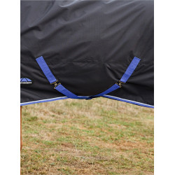 Coperta Weatherbeeta ComFiTec Tyro Turnout 220 g Nero / cobalto