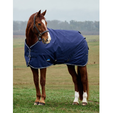 Coperta Weatherbeeta ComFiTec Tyro Turnout 220 g Blu navy / antracite Blu marino