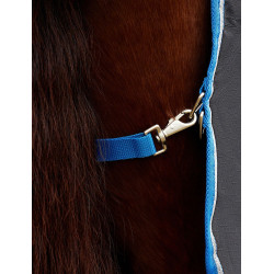 Coperta Weatherbeeta ComFiTec Tyro Turnout 220 g Combo collo integrato Nero / cobalto