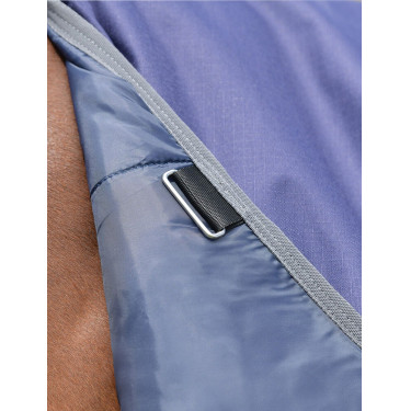 Coperta Weatherbeeta ComFiTec Tyro Turnout 220 g Combo collo integrato Blu navy / antracite Blu marino