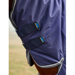 Coperta Weatherbeeta ComFiTec Tyro Turnout 360 g combo collo integrato Blu navy / antracite Coperta Weatherbeeta ComFiTec Tyro Turnout 360 g combo collo integrato Blu navy / antracite