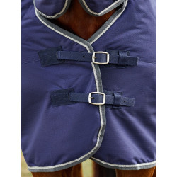 Coperta Weatherbeeta ComFiTec Tyro Turnout 360 g combo collo integrato Blu navy / antracite Coperta Weatherbeeta ComFiTec Tyro Turnout 360 g combo collo integrato Blu navy / antracite