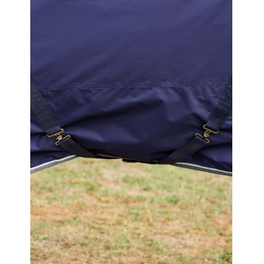 Coperta Weatherbeeta ComFiTec Tyro Turnout 50g Combo collo integrale Blu navy / antracite Coperta Weatherbeeta ComFiTec Tyro Turnout 50g Combo collo integrale Blu navy / antracite