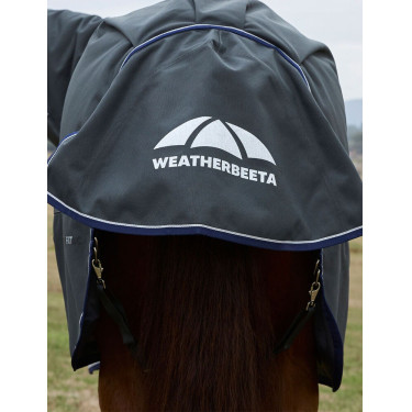 Coperta Weatherbeeta ComFiTec Ultra Turnout 220 g con collo staccabile Carbone di legna Grigio Coperta Weatherbeeta ComFiTec Ultra Turnout 220 g con collo staccabile Carbone di legna Grigio