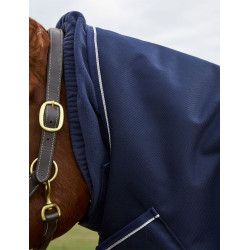 Coperta Weatherbeeta ComFiTec Ultra Turnout 220 g con collo staccabile Marina Blu marino