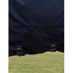 Coperta Weatherbeeta ComFiTec Ultra Turnout 220 g con collo staccabile Marina Blu marino