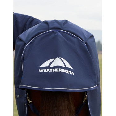 Coperta Weatherbeeta ComFiTec Ultra Turnout 220 g con collo staccabile Marina Blu marino