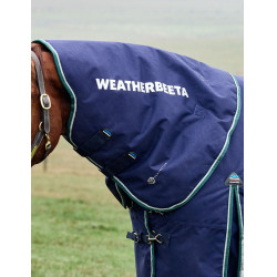Copricollo Weatherbeeta ComFiTec Plus Dynamic Turnout 220 g Blu marino / verde foresta