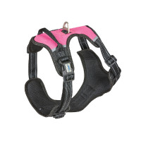 Imbracatura per cane Weatherbeeta anti-trazione con movimento Nero / rosa Imbracatura per cane Weatherbeeta anti-trazione con movimento Nero / rosa