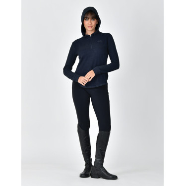 Felpa a maniche lunghe con cappuccio Weatherbeeta London Layer da donna Marlé blu mare scuro Felpa a maniche lunghe con cappuccio Weatherbeeta London Layer da donna Marlé blu mare scuro