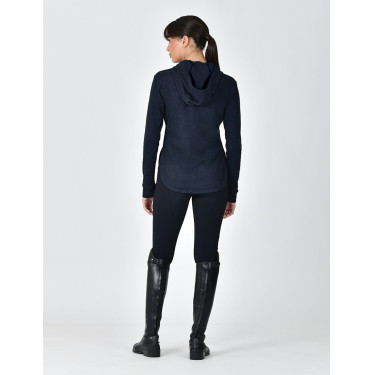 Felpa a maniche lunghe con cappuccio Weatherbeeta London Layer da donna Marlé blu mare scuro Felpa a maniche lunghe con cappuccio Weatherbeeta London Layer da donna Marlé blu mare scuro
