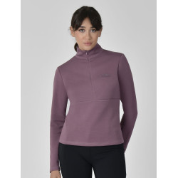 Top Weatherbeeta a maniche lunghe 1/2 zip da donna Copper Bordeaux malva Top Weatherbeeta a maniche lunghe 1/2 zip da donna Copper Bordeaux malva